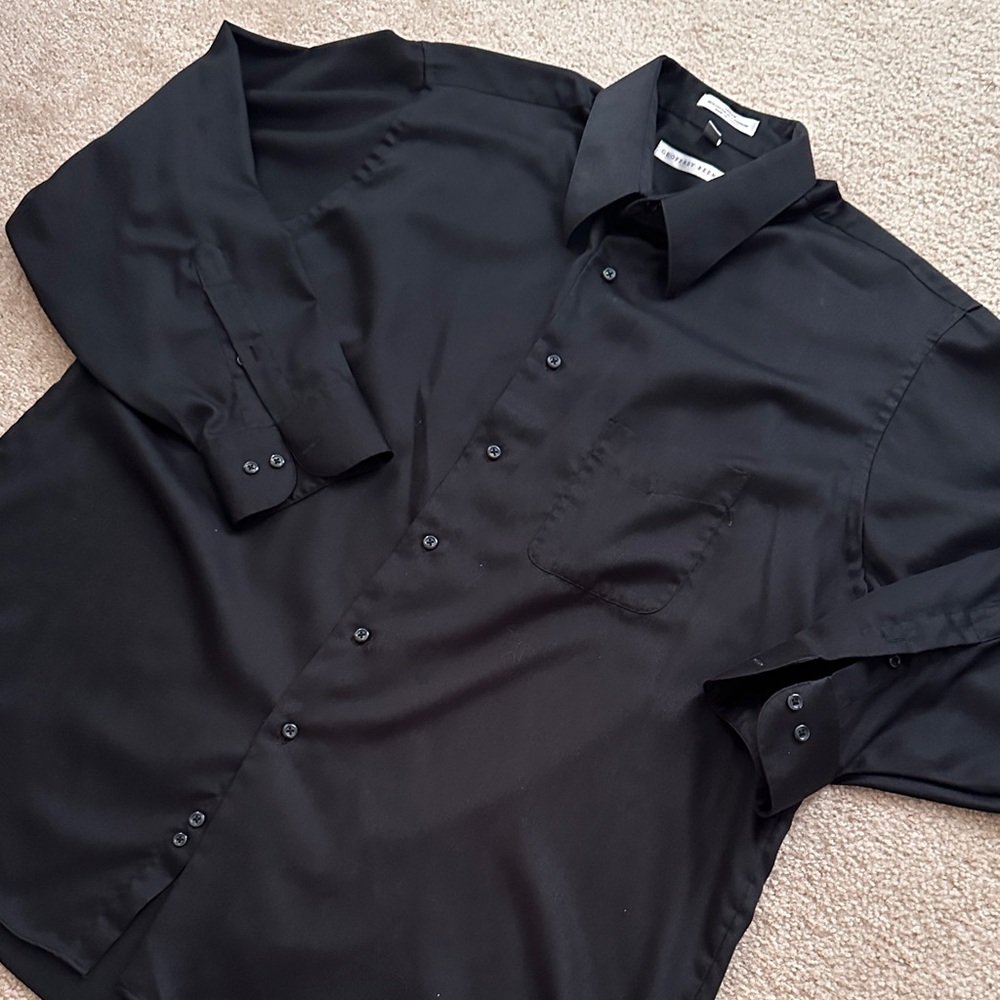 Geoffrey Beene Black Dress Shirt - Picture 5 of 5